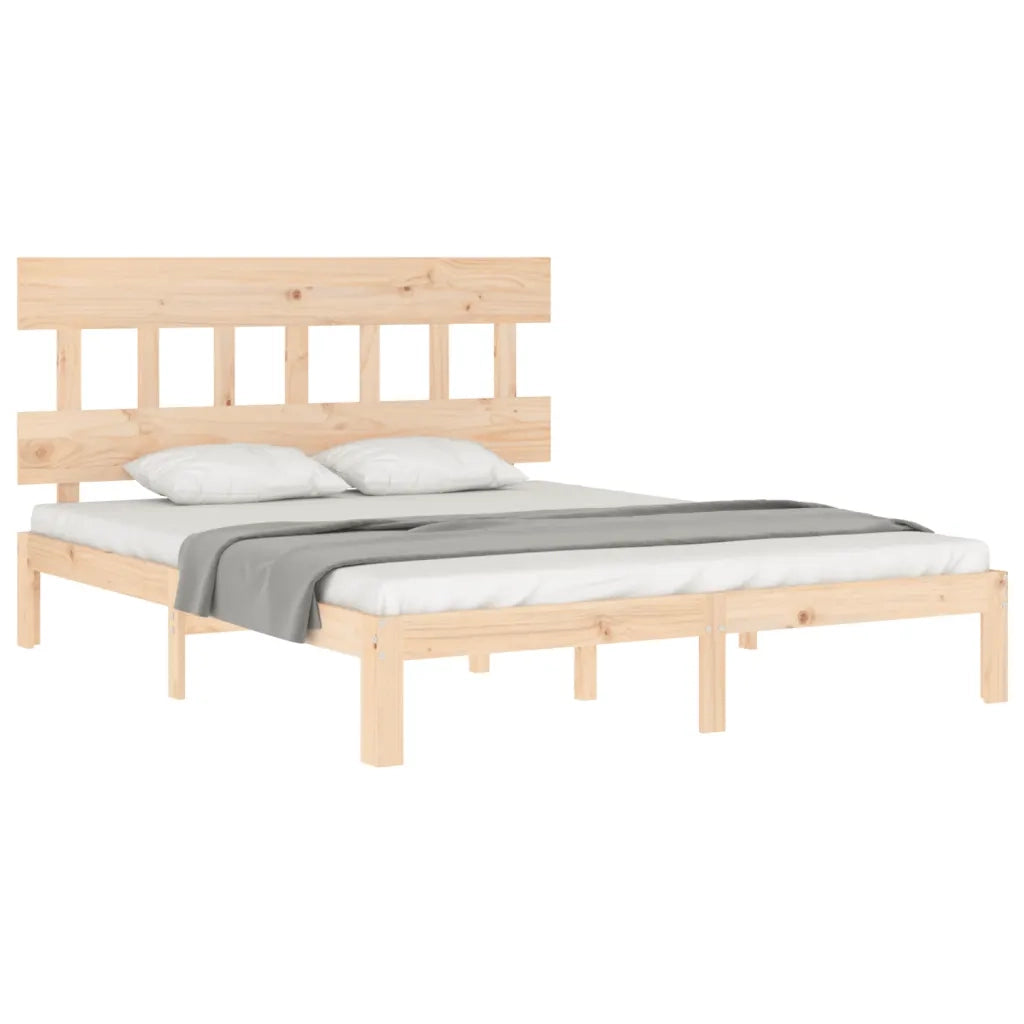 Giroletto senza Materasso 160x200 cm in Legno Massello di Pino 3193606