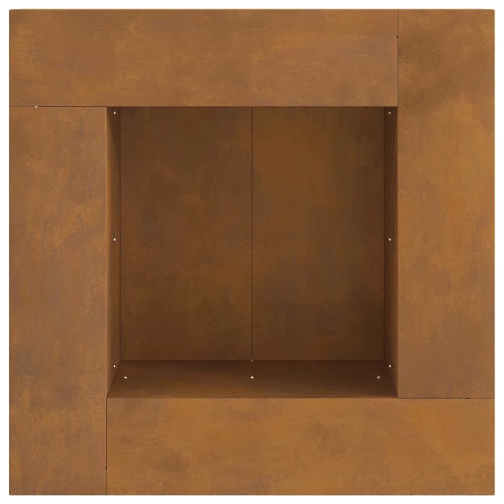 Focolare-Stufa-Camino Marrone 60 x 60 x 30 cm Acciaio 745477