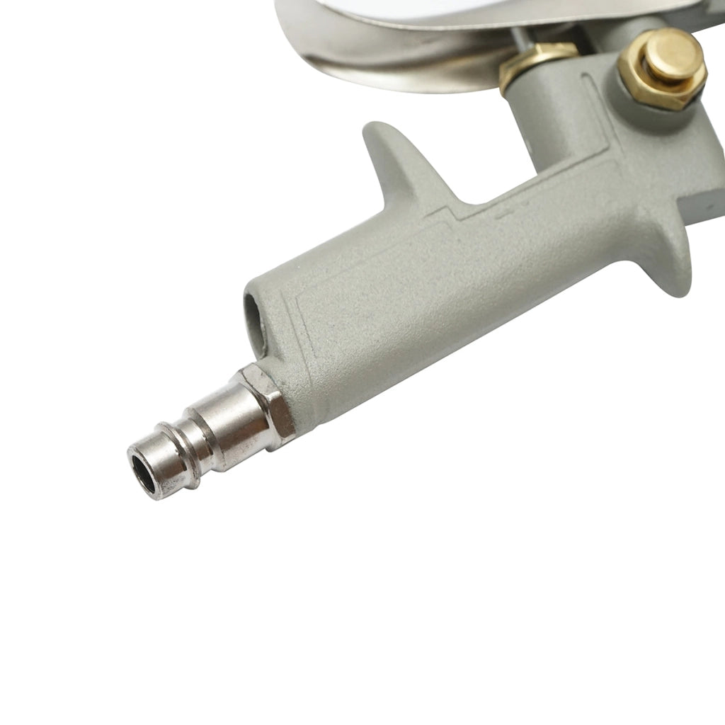 Pistola professionale per gonfiaggio pneumatici con tubo da 360 mm e manometro meccanico 0–15 bar