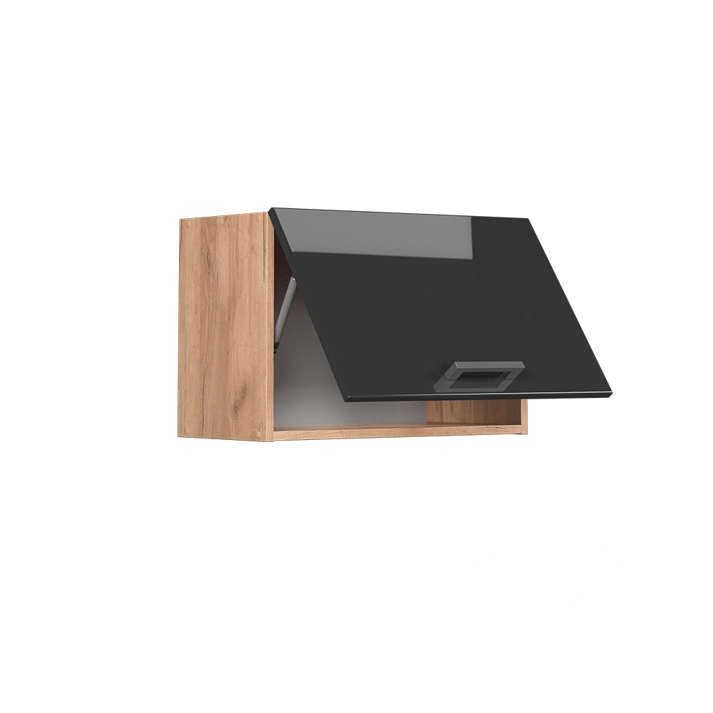 Vicco Pensile da cucina Antracite lucido 60 cm Piatto