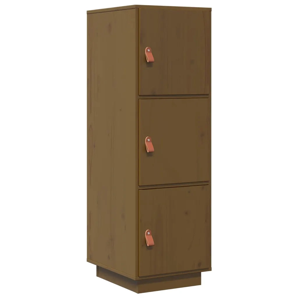 Credenza | Madia | Buffet da pranzo | Armadio da pranzo ambra 34x40x108,5 cm in Legno Massello di Pino
