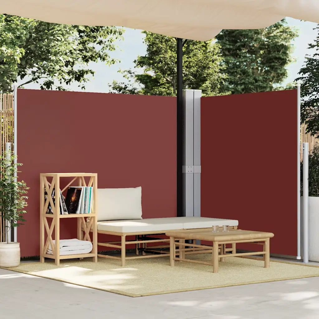 Tenda da Sole Laterale Retrattile Marrone 180x600 cm