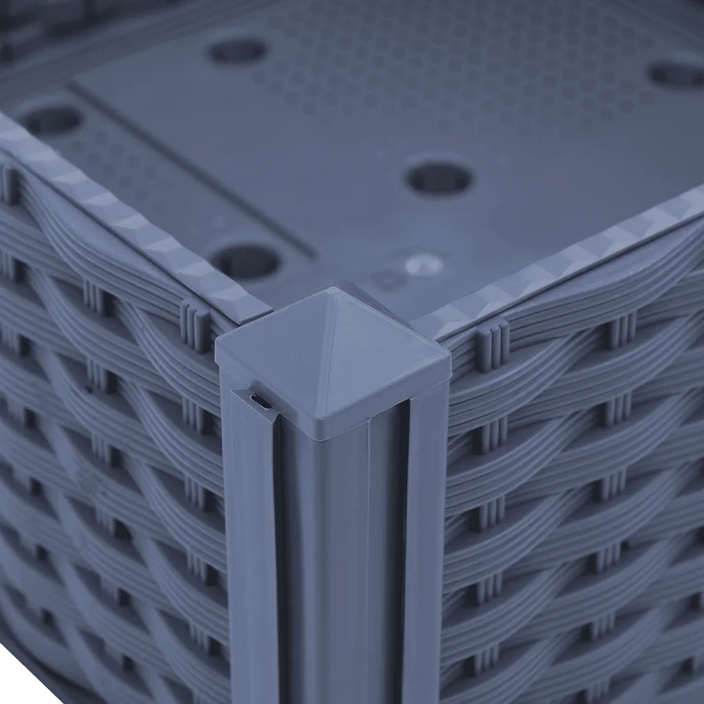 Fioriera Rialzata 80x80x38 cm in Polipropilene 310411