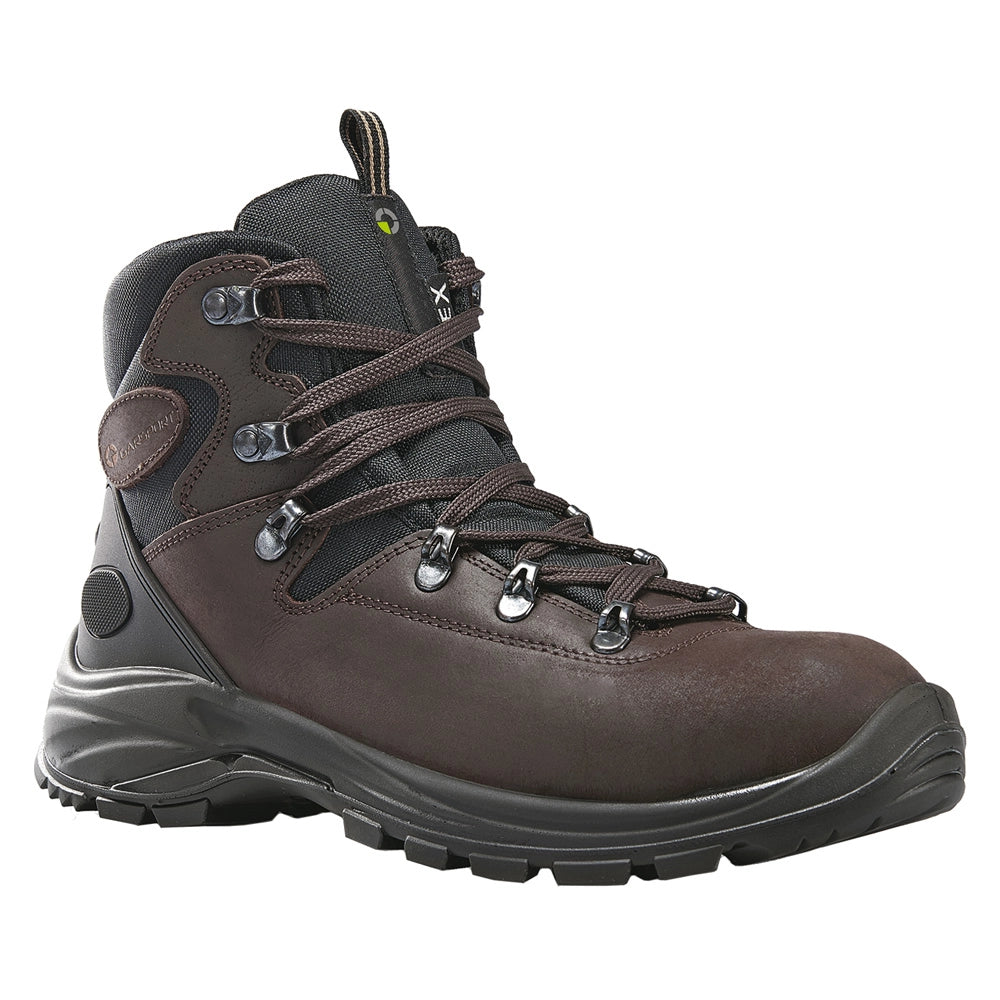 1coppia scarpe per trekking alte 'falcade tex' n. 40 - marrone cod:ferx.1061220nlm