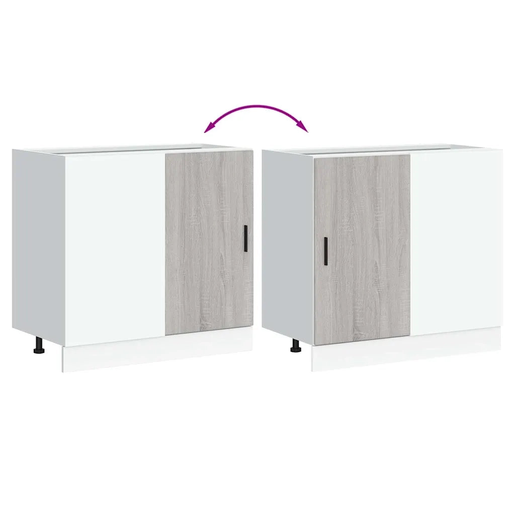 Mobile base da cucina Â“LyonÂ” Grigio Sonoma in Legno Multistrato