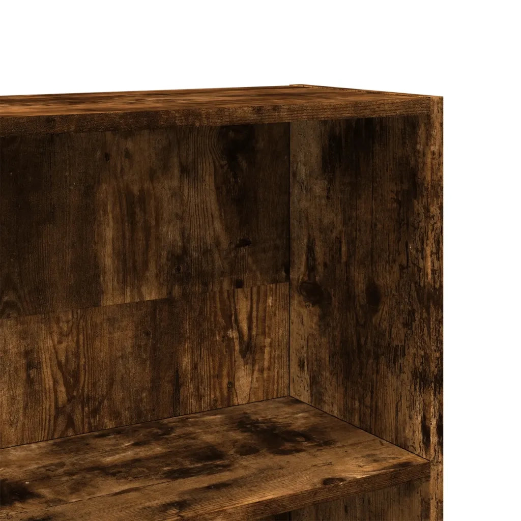 Libreria Rovere Fumo 80x24x176 cm in Legno Multistrato 857857
