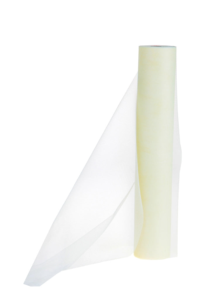 Set 2 Bobine Decorative Tulle 50 cm 30 mt Crema