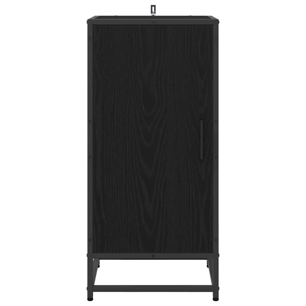 Credenza Rovere Nero 35,5 x 35 x 76 cm