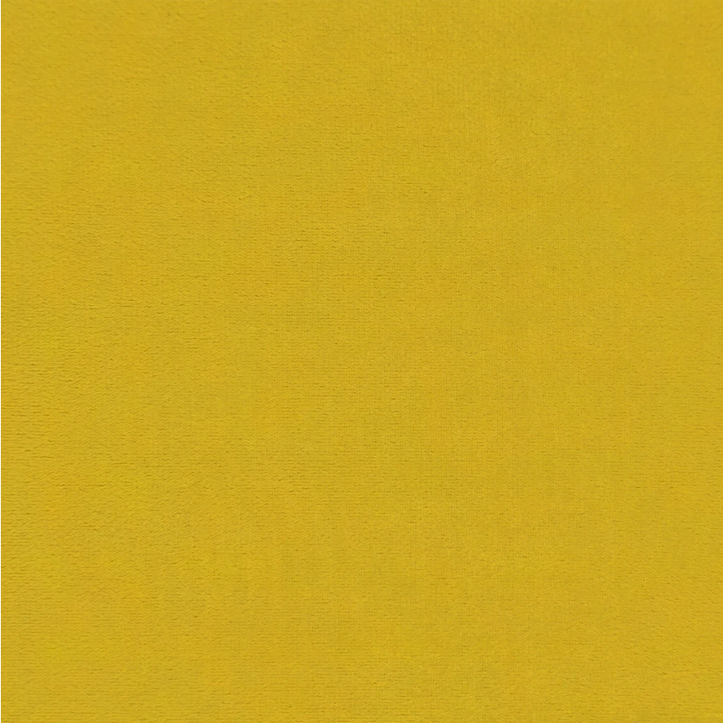 Poggiapiedi con Gambe in Legno Giallo in Velluto 329464