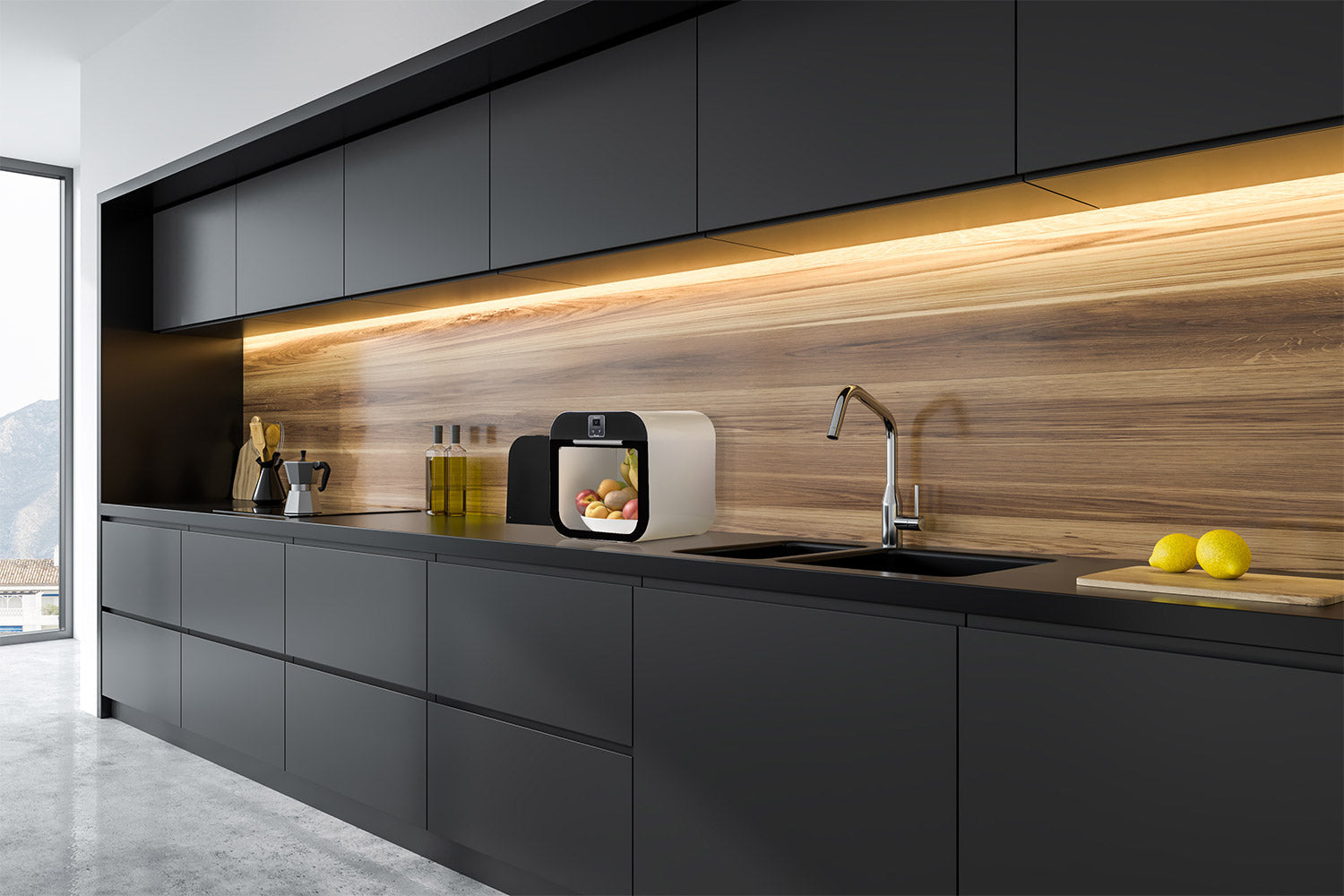 Sanificatore ad Ozono 1500mg per Alimenti e Oggetti Proelit HippO3 Cubo Nero