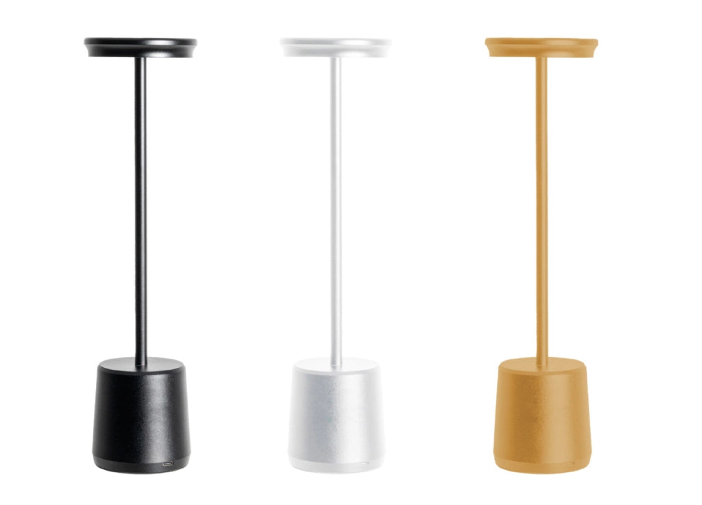 Lampada Led Da Tavolo Controllo Touch Ricaricabile Senza Fili Modello Reverse - Lampada - Oro