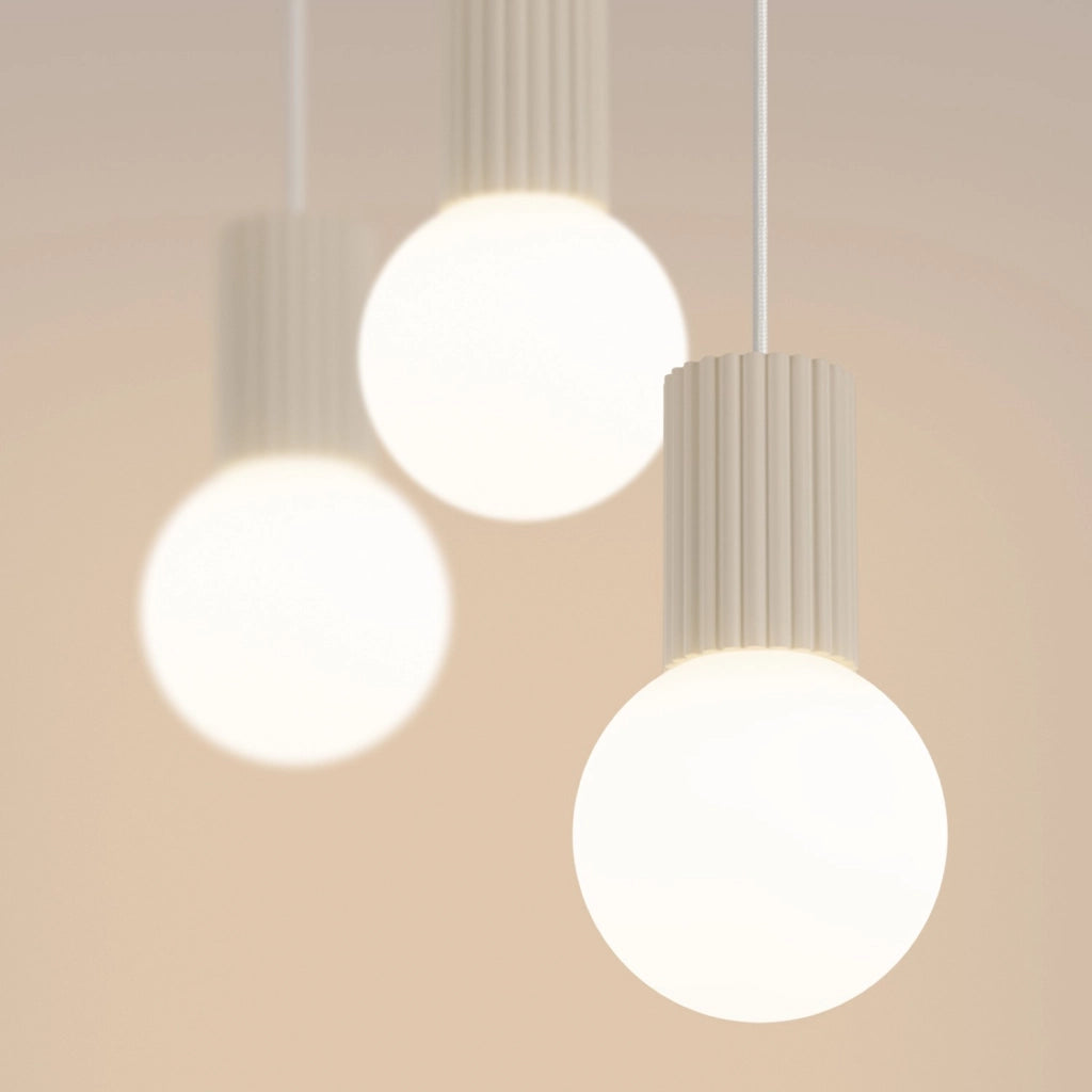 Lampada a sospensione HALO 3L beige