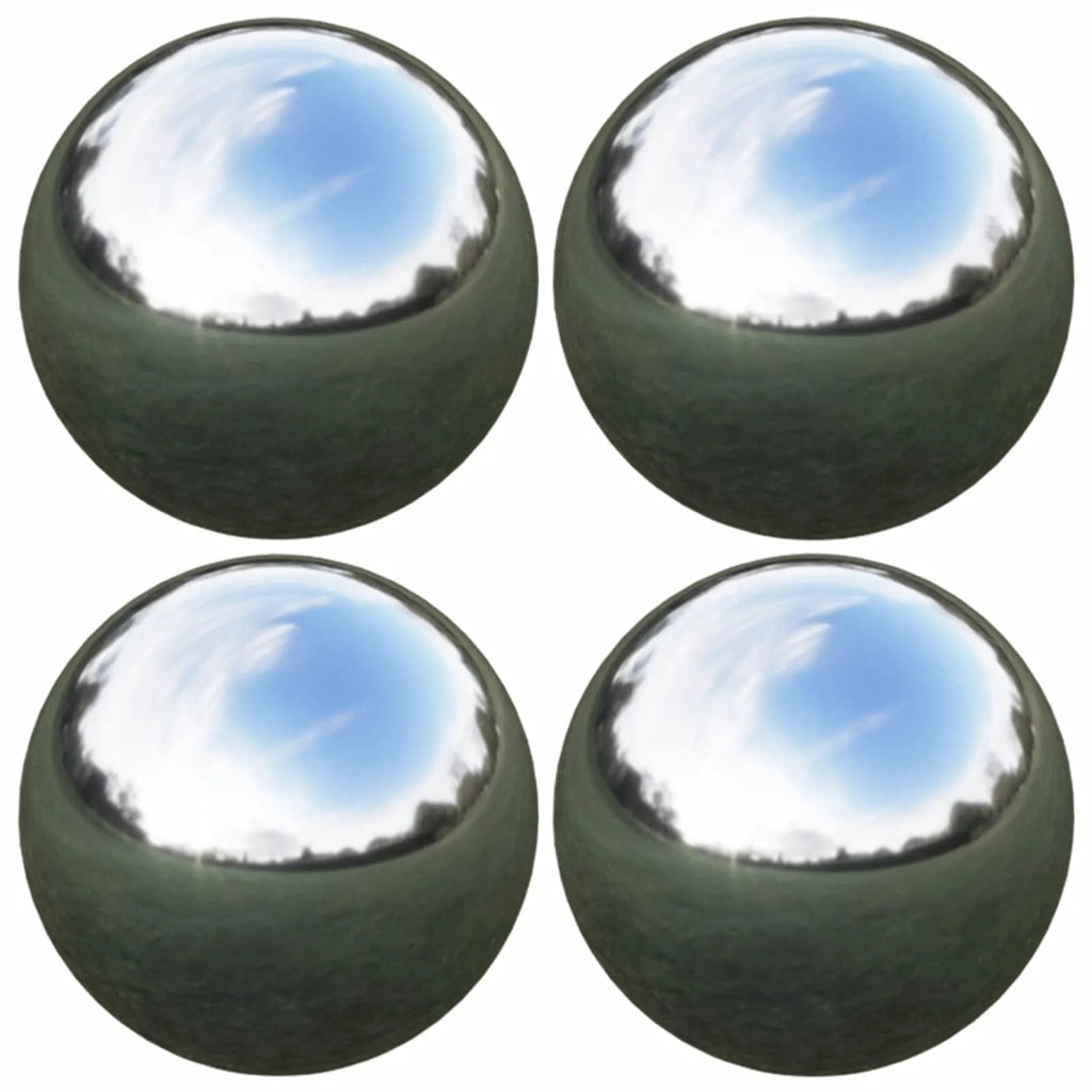 Palla a Specchio 4 pcs Ø 10,5 cm Acciaio Inossidabile 201 42008424