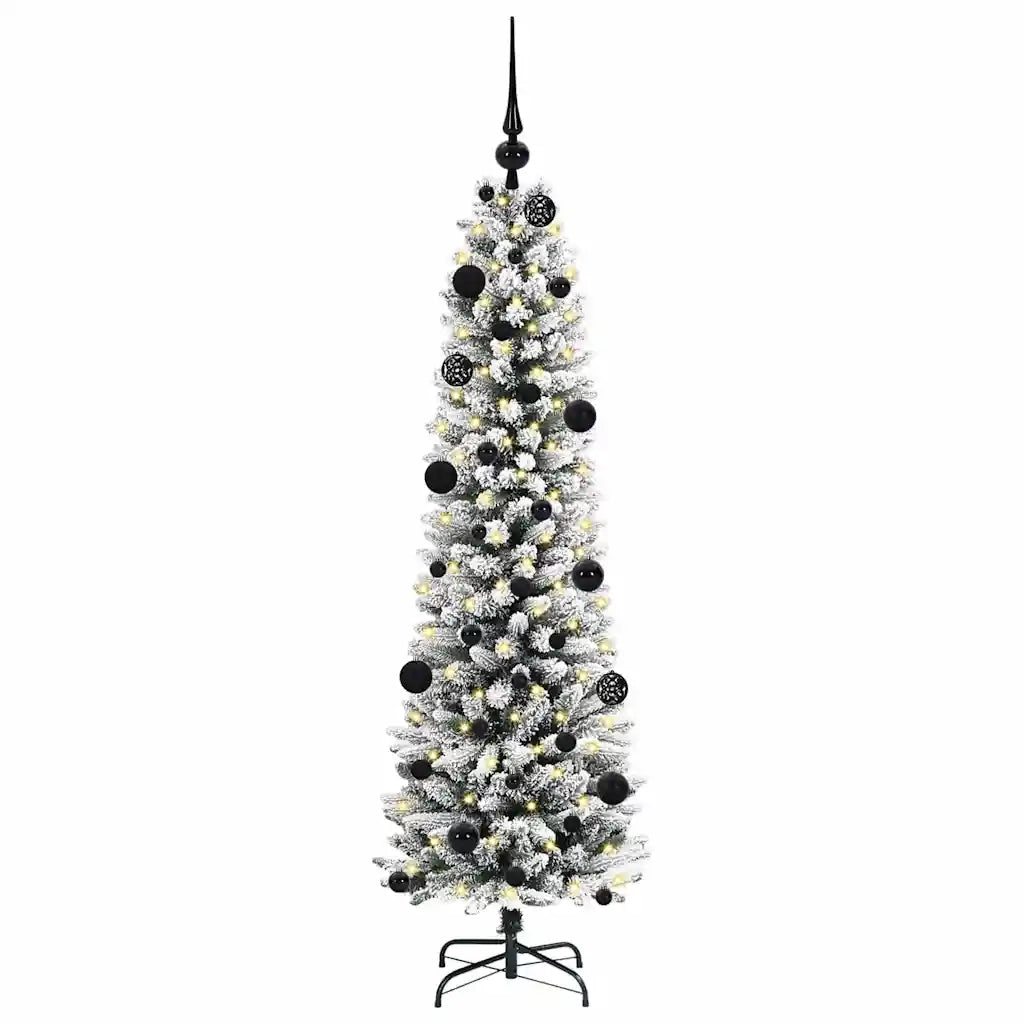 Albero di Natale | Decorazioni natalizie artificiale con 150 LED Bianco 150 cm