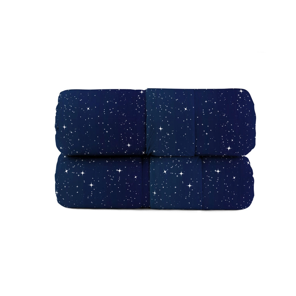 Trapunta Invernale Matrimoniale Stampata in Microfibra 200gr Stars