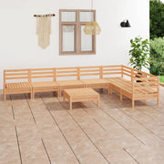 Set Divani da Giardino 8 pz in Legno Massello di Pino cod mxl 44310