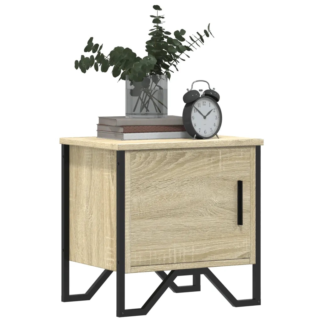 Comodini Rovere Sonoma 2 pz 40x30x40 cm in Legno Multistrato 848517
