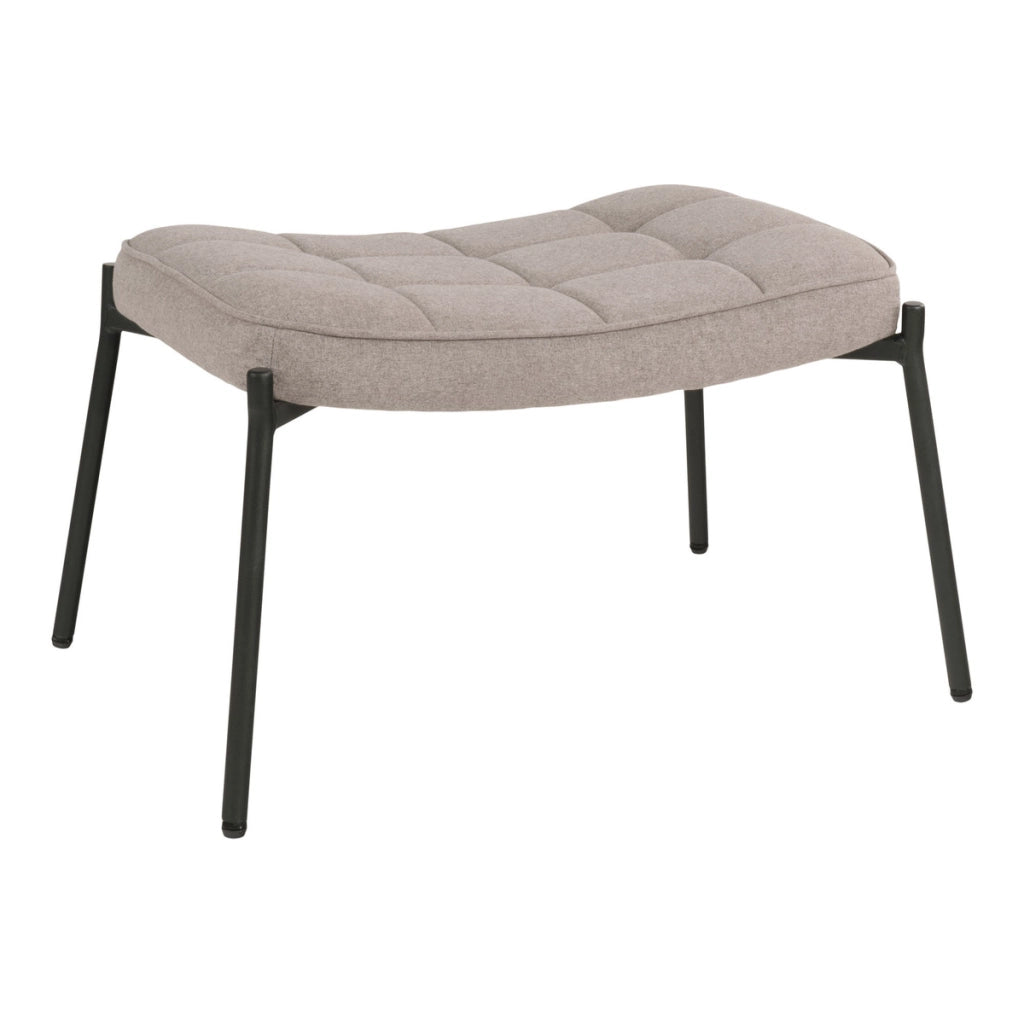 Poggiapiedi Glasgow, Beige, Poliestere, 42,5x63x39 cm