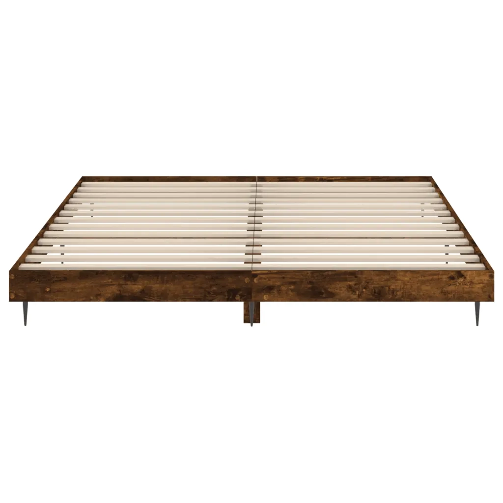 Giroletto senza Materasso Rovere Fumo 150x200 cm in Truciolato 832242