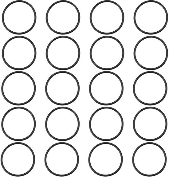 O-ring in gomma nitrile 50 mm - Afdichting - 20 pezzi - Resistente allo sfregamento - Adatto per sanitari