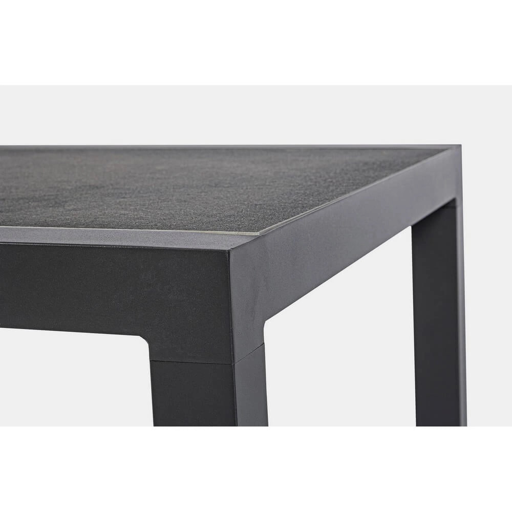 Tavolino da Giardino in Alluminio con Piano in Ceramica 120x70 - BREEZE