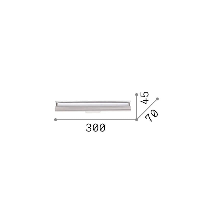 Lampada Da Parete Collezione Dorica LED 8.5W Luce Calda Ottone Ideal Lux