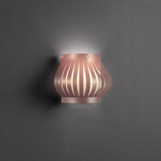 Applique Moderna Helios Polilux ® Pink Metal 1 Luce E27 H25Cm