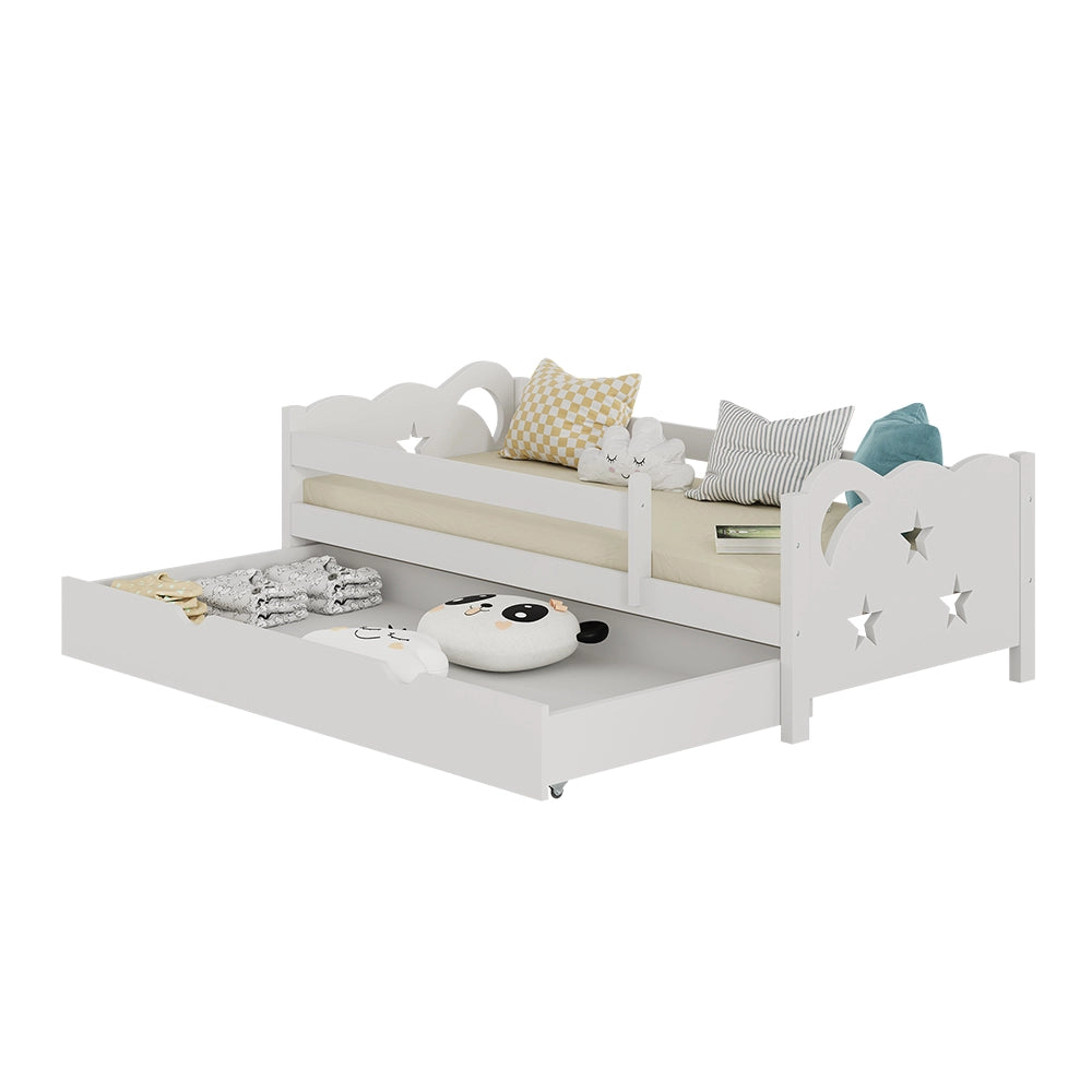 Vitalispa Letto per bambini Bianco 80x160 cm con cassetto, senza materasso
