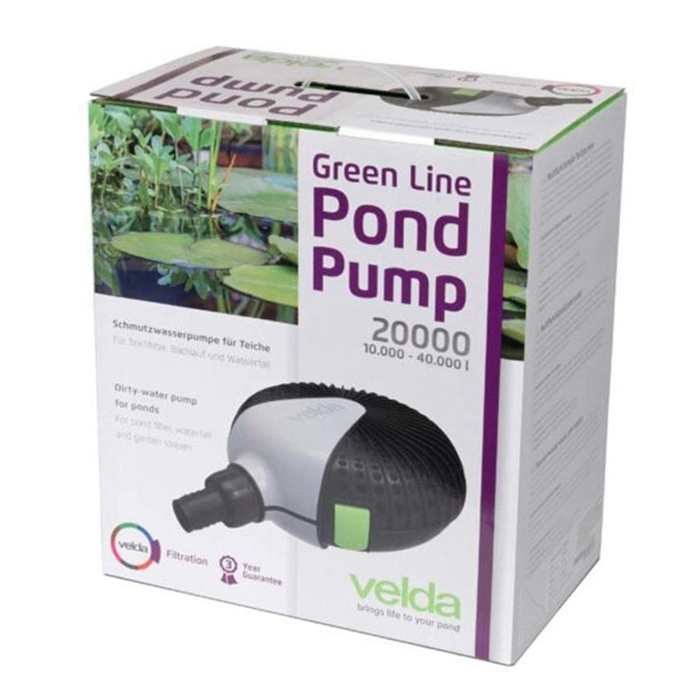 Velda Green Line 20000 L/h 200w - pompa per laghetti fino a 40000 litri
