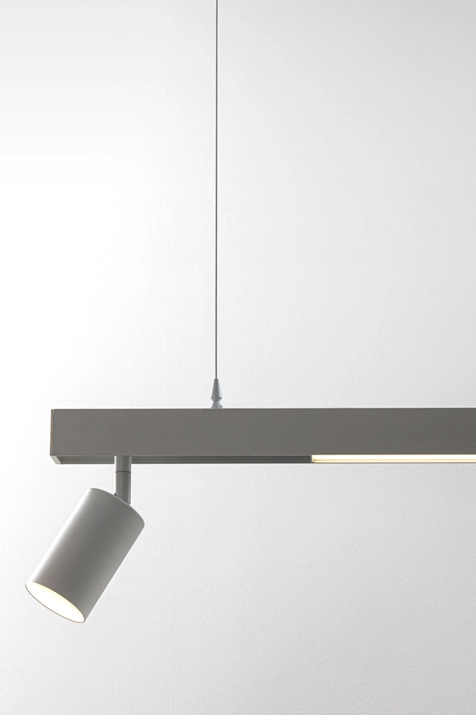 TELCO - Luce Lineare LED 12W Monofase per Binario, Nero, 3000K-4000K CCT Switch, CRI90, IP20 - Rossini Group
