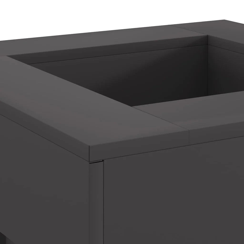 Focolare Nero 60 x 60 x 30 cm Acciaio CFW6009899