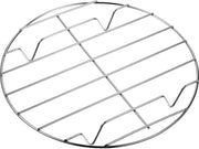 Griglia rotonda in acciaio inossidabile 20 cm - Utilizzabile per pizza, carne, verdure e altro. Resiste alla lavastoviglie e offre risultati perfetti.