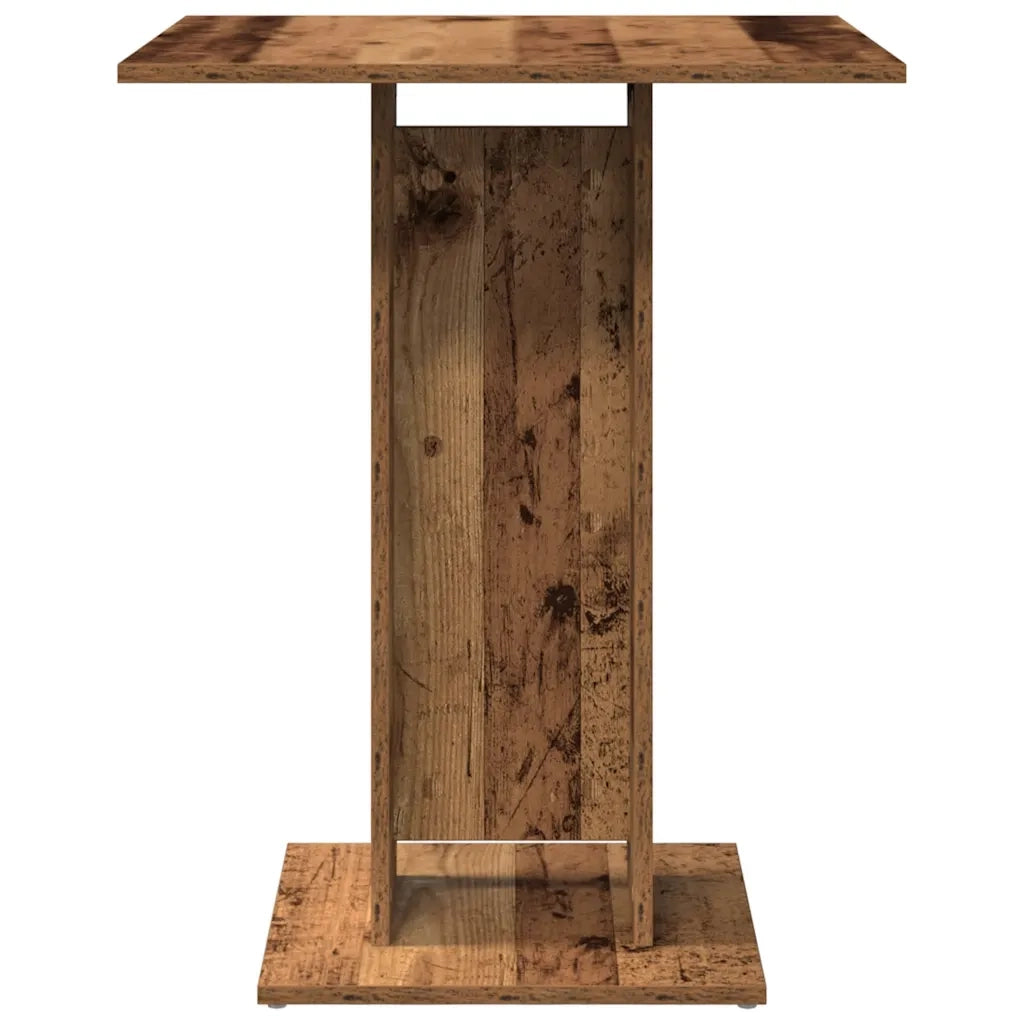 Tavolo da Bistrot Legno Antico 60x60x75 cm in Truciolato 856022