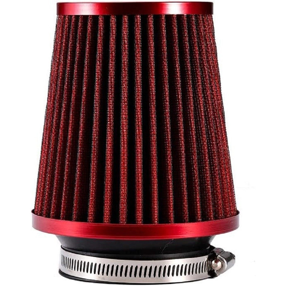 Trade Shop - Filtro Aria Fredda Universale Tondo Cono Alto Lavabile 76mm/3inch Accessori Auto -