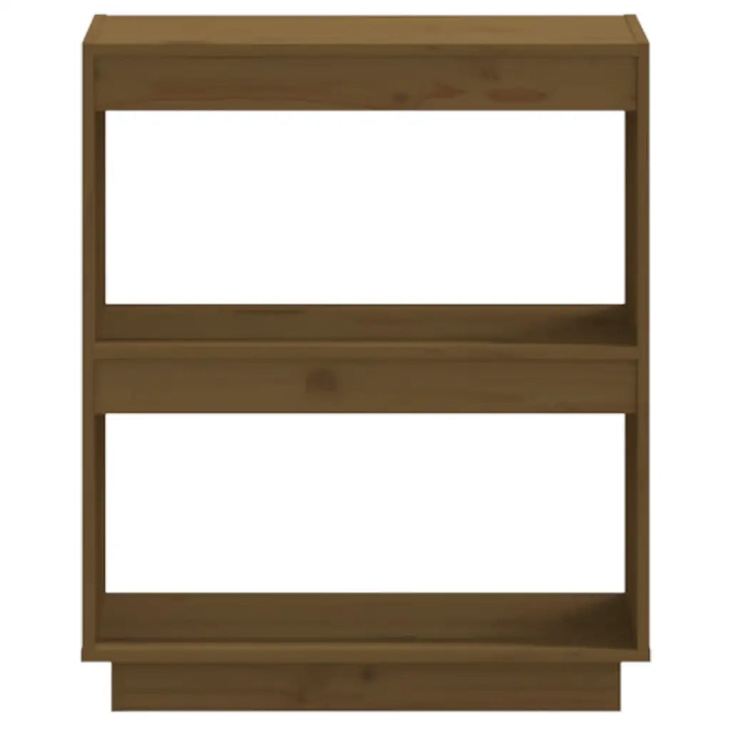 Libreria Marrone Ambra 60x35x71 cm in Legno Massello di Pino 810862