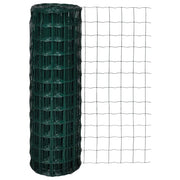 Recinzione Europea in Acciaio 25 x 1,2 m Verde cod mxl 14344