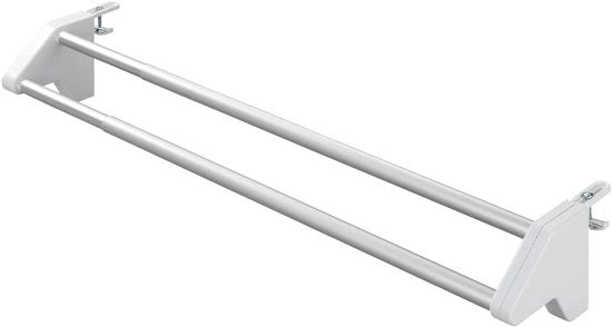 Trappola per radiatori con asse da appendere per porte radiatori o armadi in alluminio inox.
