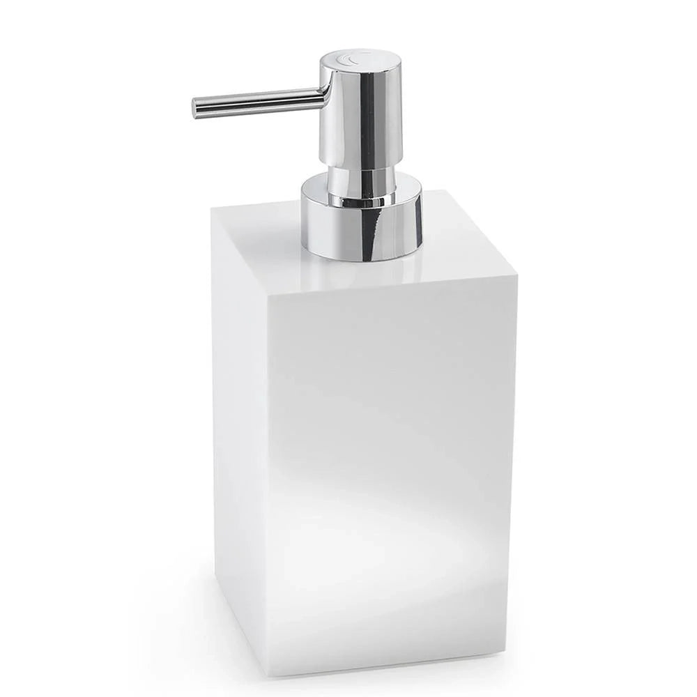 Dosasapone d' appoggio GEDY linea Sofia in resina colore Bianco
