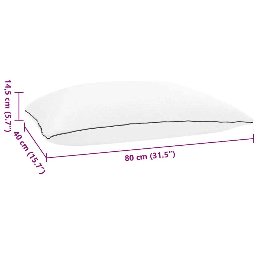 Cuscino Shread Bianco 80 x 40 x 14,5 cm Schiuma Memory CFW1696180