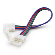 Trade Shop - 2 X Clip Connettore A 4 Pin Da 10 Mm Per Strisce Srip Led Rgb Smd 5050 3528 -
