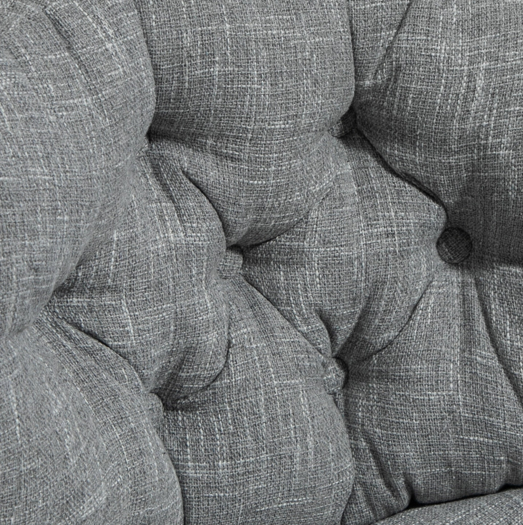 Sedia da ufficio ergonomica grigia 65x65 cm - girevole, regolabile