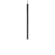 Lampadario A Sospensione Moderno Ultrathin Metallo Nero Led 12W 3000K Ip20