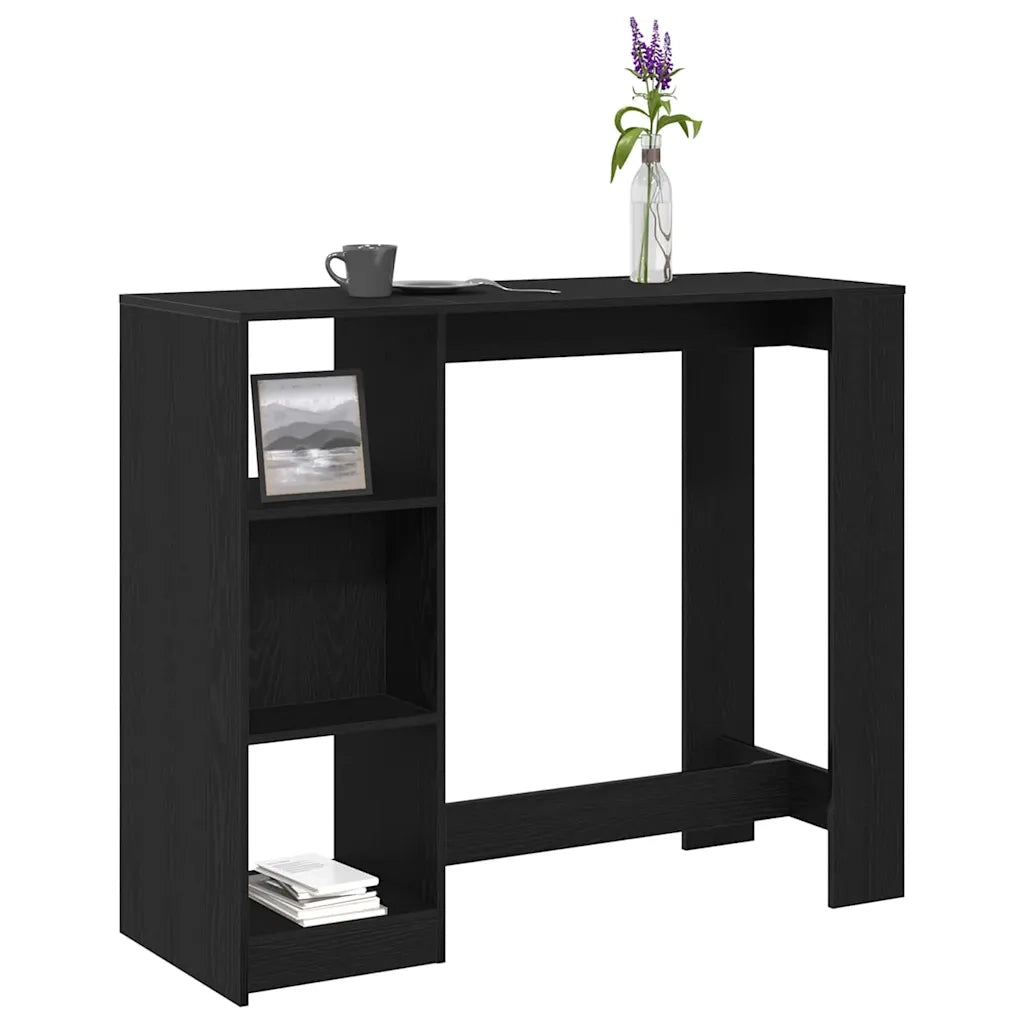 Tavolo da bar Rovere Nero 124 x 46 x 103.5 cm Legno multistrato