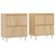 Credenze 2 pz | Madia | Buffet da pranzo | Armadio da pranzo Rovere Sonoma in Legno Multistrato