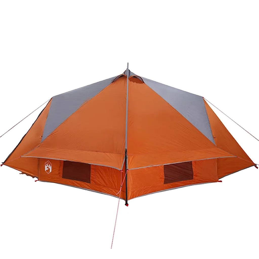 Tenda Teepee per 8 Persone 8 persona Grigio e arancione 42004070