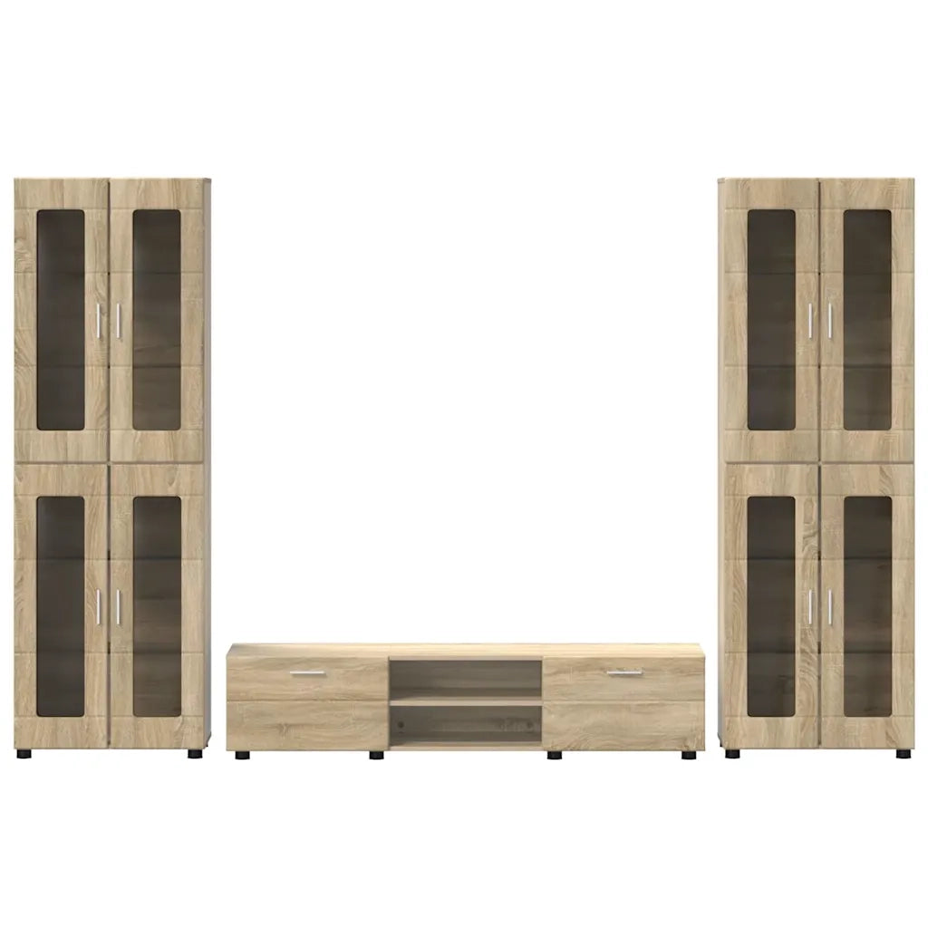 Set mobile TV FLORIN 3 pcs Rovere Sonoma Legno multistrato 3397986