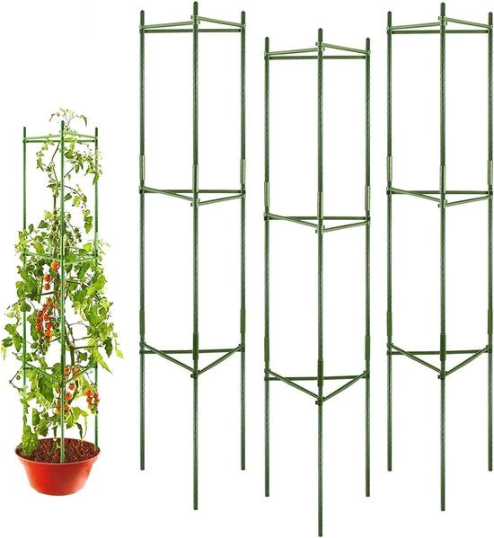 Sostegni per piante da giardino - Obelischi per piante rampicanti 120 cm (lotto da 3)