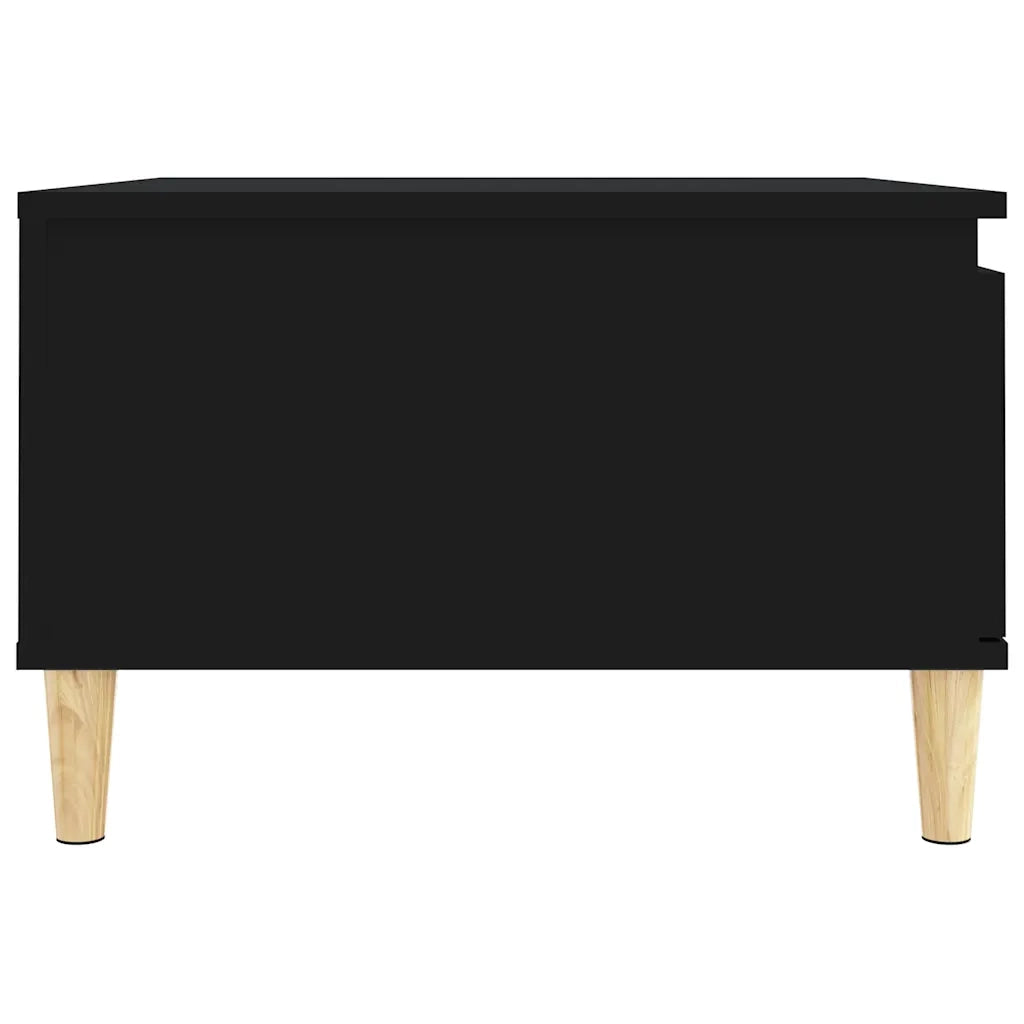 Tavolino da salotto | Tavolino da caff¨¨ | Tavolino da Soggiorno Nero 55x55x36,5 cm in Legno Multistrato