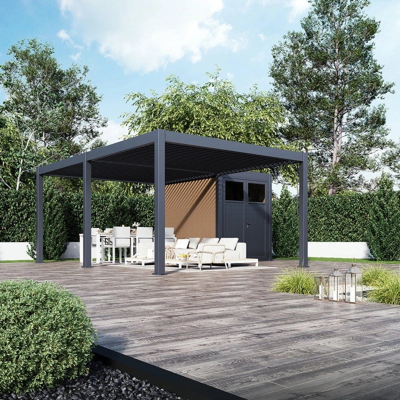 Pool house di 30 m² - Corner - Antracite