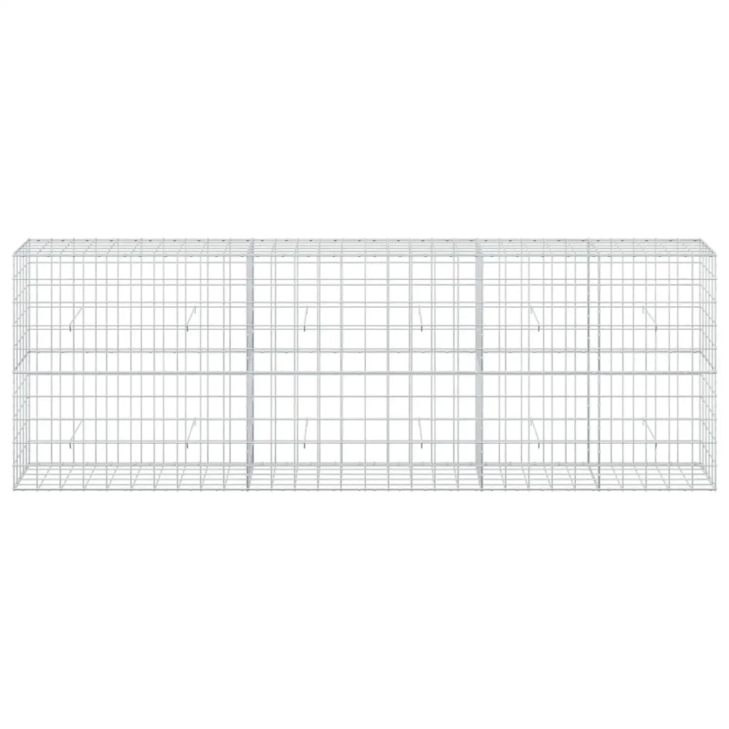 Gabione con Filo da 5 mm e Rete da 10x10 cm 300x50x100 cm 3465216